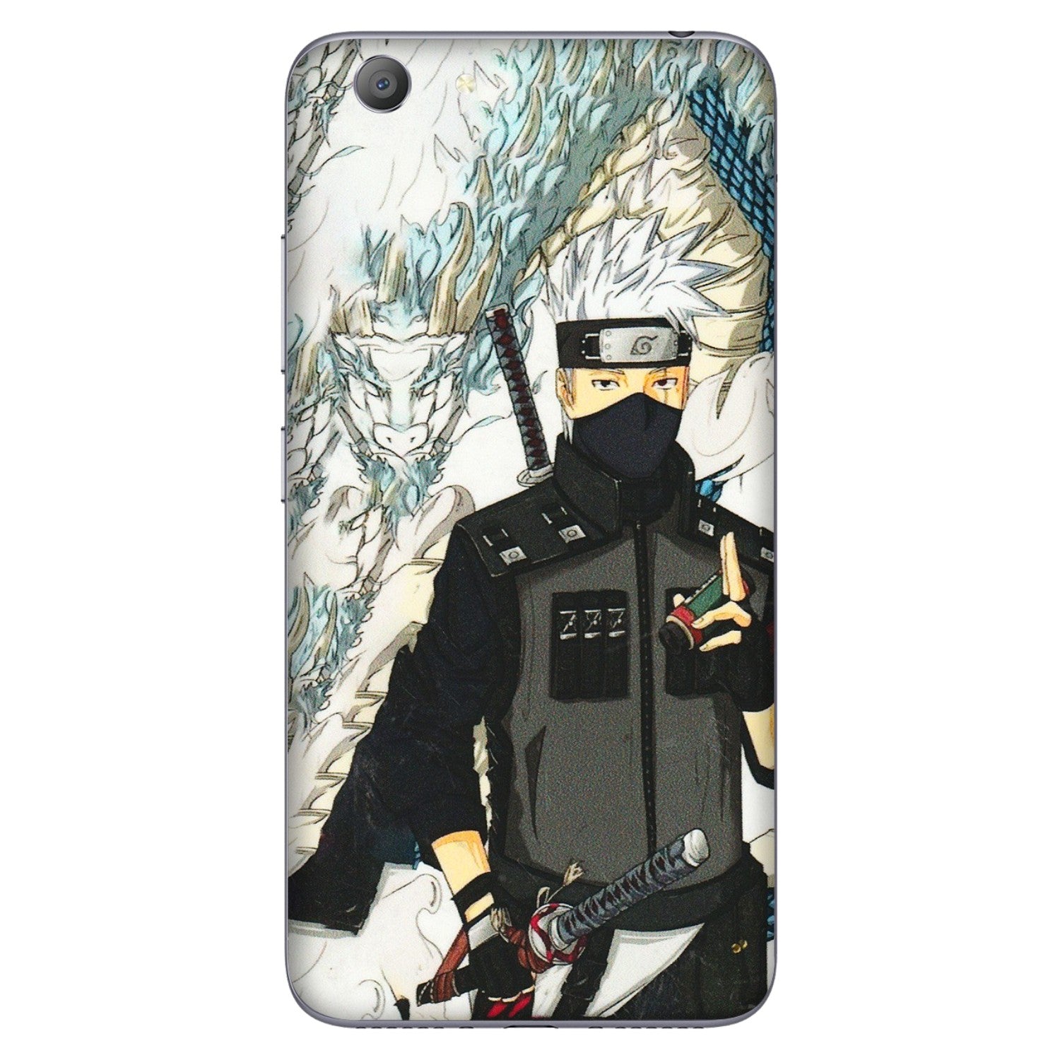 VIVO Y Series Phone Skins (All Models) - Kakashi Hatake Naruto Anime - 3D Embossed Finish (L-46) Vivo Y53