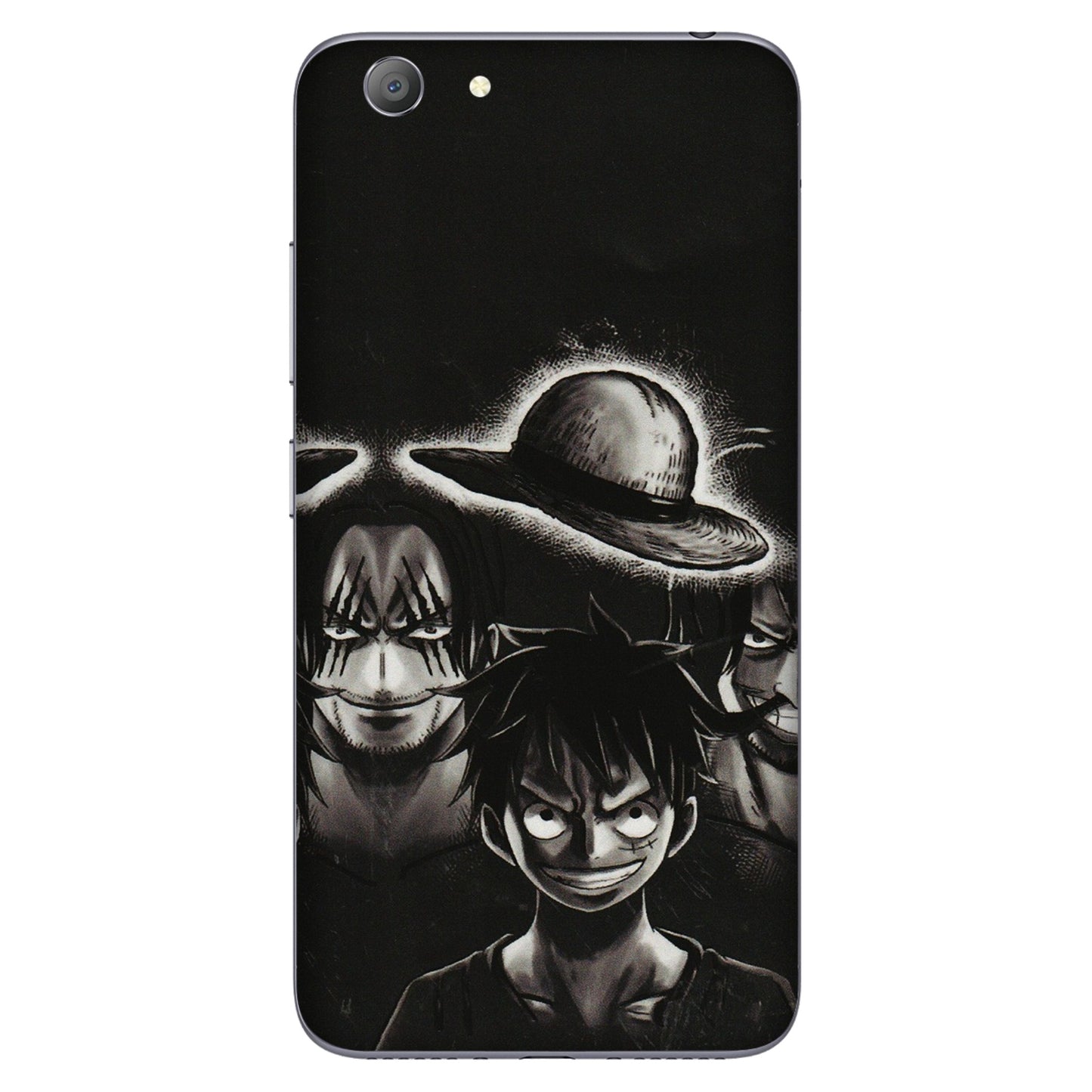 VIVO Y Series Phone Skins (All Models) - Black Luffy Hat - 3D Embossed Finish (L-57) Vivo Y53