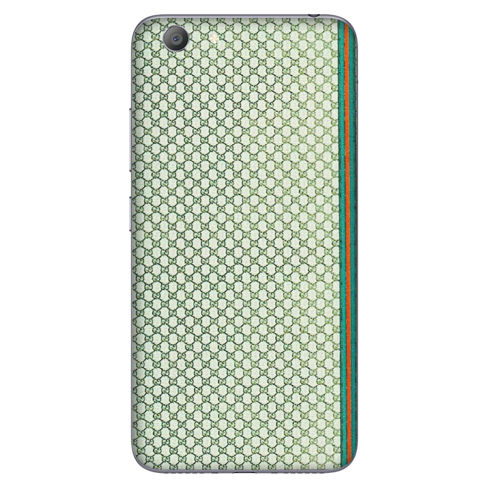 VIVO Y Series Phone Skins (All Models) - Gucci Fabric Pattern - 3D Embossed Finish (L-73) Vivo Y53