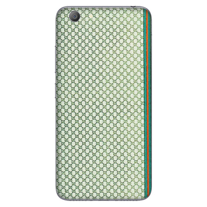 VIVO Y Series Phone Skins (All Models) - Gucci Fabric Pattern - 3D Embossed Finish (L-73) Vivo Y53