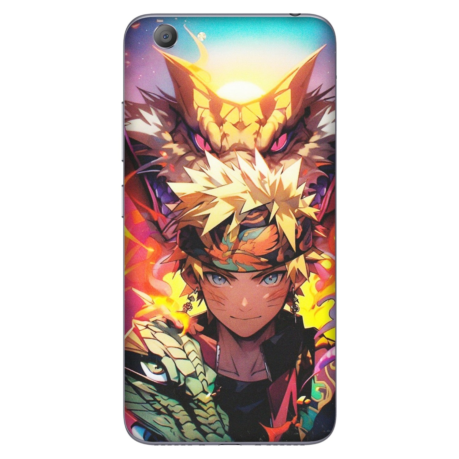 VIVO Y Series Phone Skins (All Models) - Angry Naruto Anime - Matte Finish (M-148) Vivo Y53