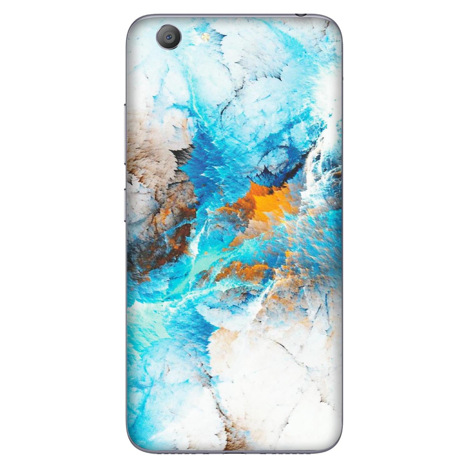 VIVO Y Series Phone Skins (All Models) - Blue Waves Abstract - Matte Finish (M-19) Vivo Y53