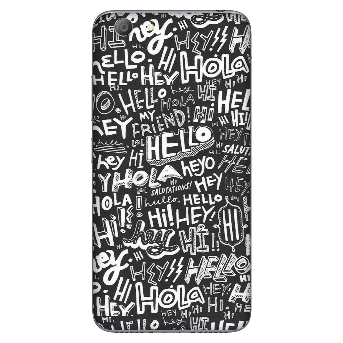 VIVO Y Series Phone Skins (All Models) - Hi Hello Doodles - Matte Finish (M-25) Vivo Y53