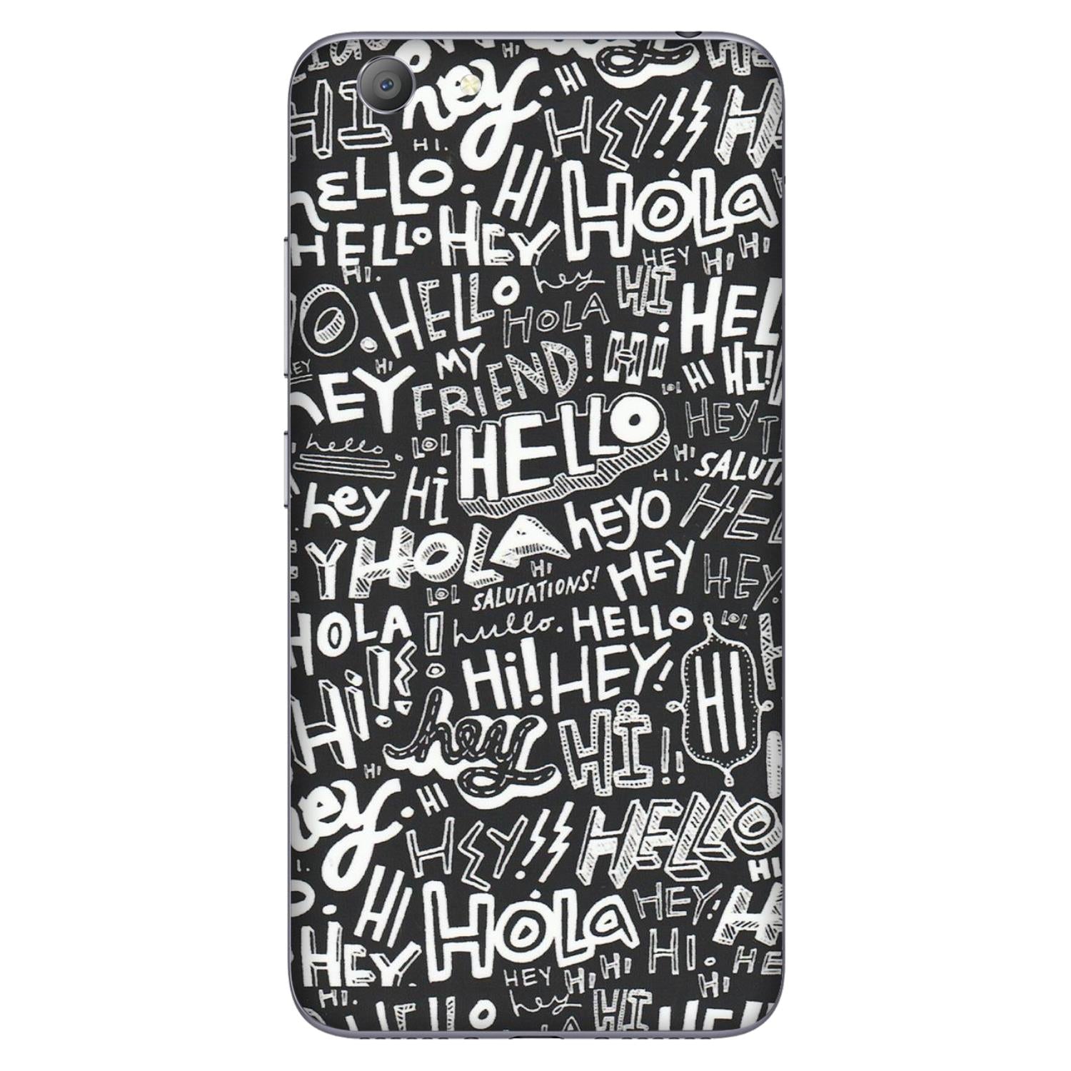 VIVO Y Series Phone Skins (All Models) - Hi Hello Doodles - Matte Finish (M-25) Vivo Y53