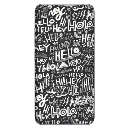 VIVO Y Series Phone Skins (All Models) - Hi Hello Doodles - Matte Finish (M-25) Vivo Y53