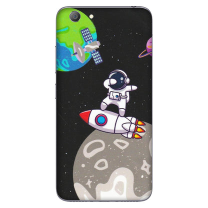 VIVO Y Series Phone Skins (All Models) - Astronaut Vibing Toon Running - Matte Finish (M-39) Vivo Y53