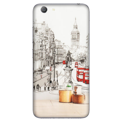 VIVO Y Series Phone Skins (All Models) - London Street - Transparent Finish (T-02) Vivo Y53