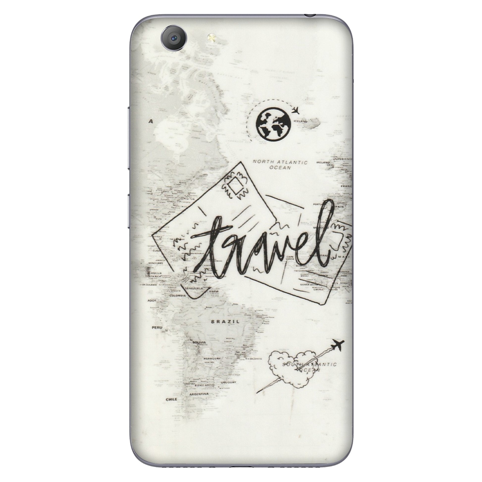 VIVO Y Series Phone Skins (All Models) - Travel Ticket - Transparent Finish (T-06) Vivo Y53