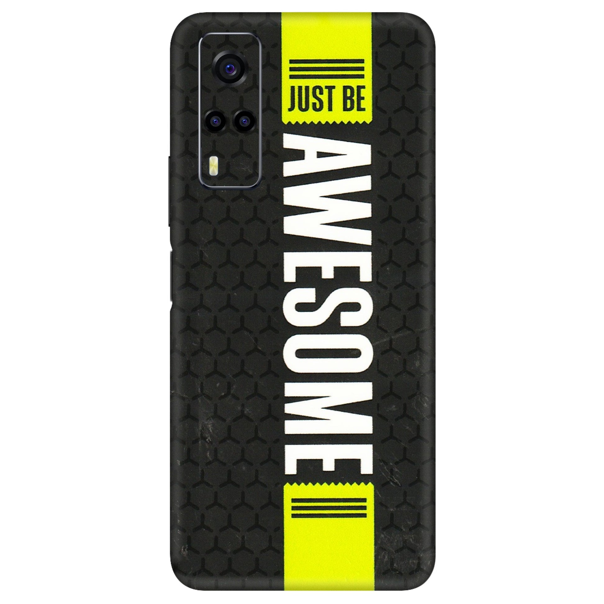 VIVO Y Series Phone Skins (All Models) - Just Be Awesome - 3D Embossed Finish (L-101) Vivo Y53S