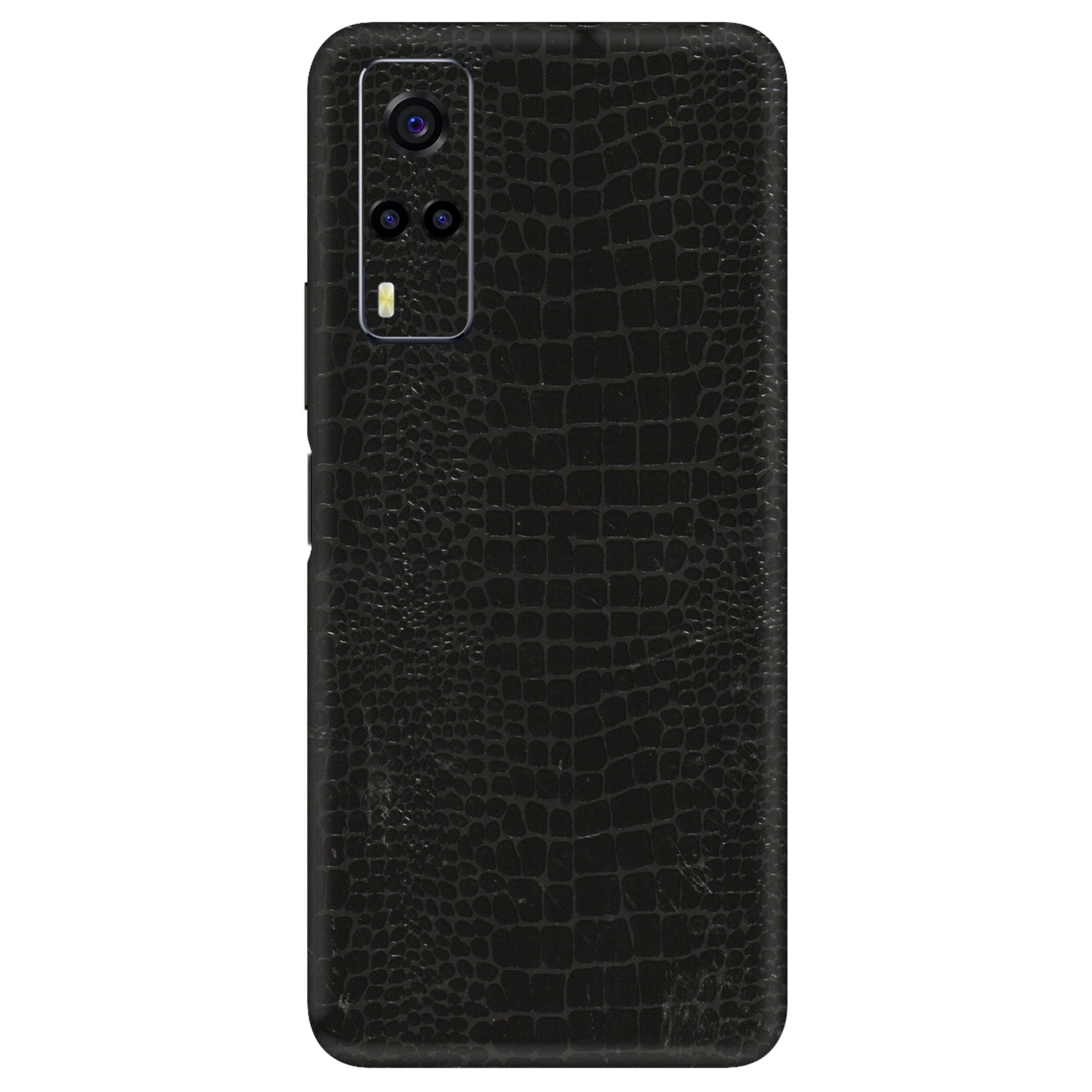 VIVO Y Series Phone Skins (All Models) - Snake Leather Black - 3D Embossed Finish (L-107) Vivo Y53S