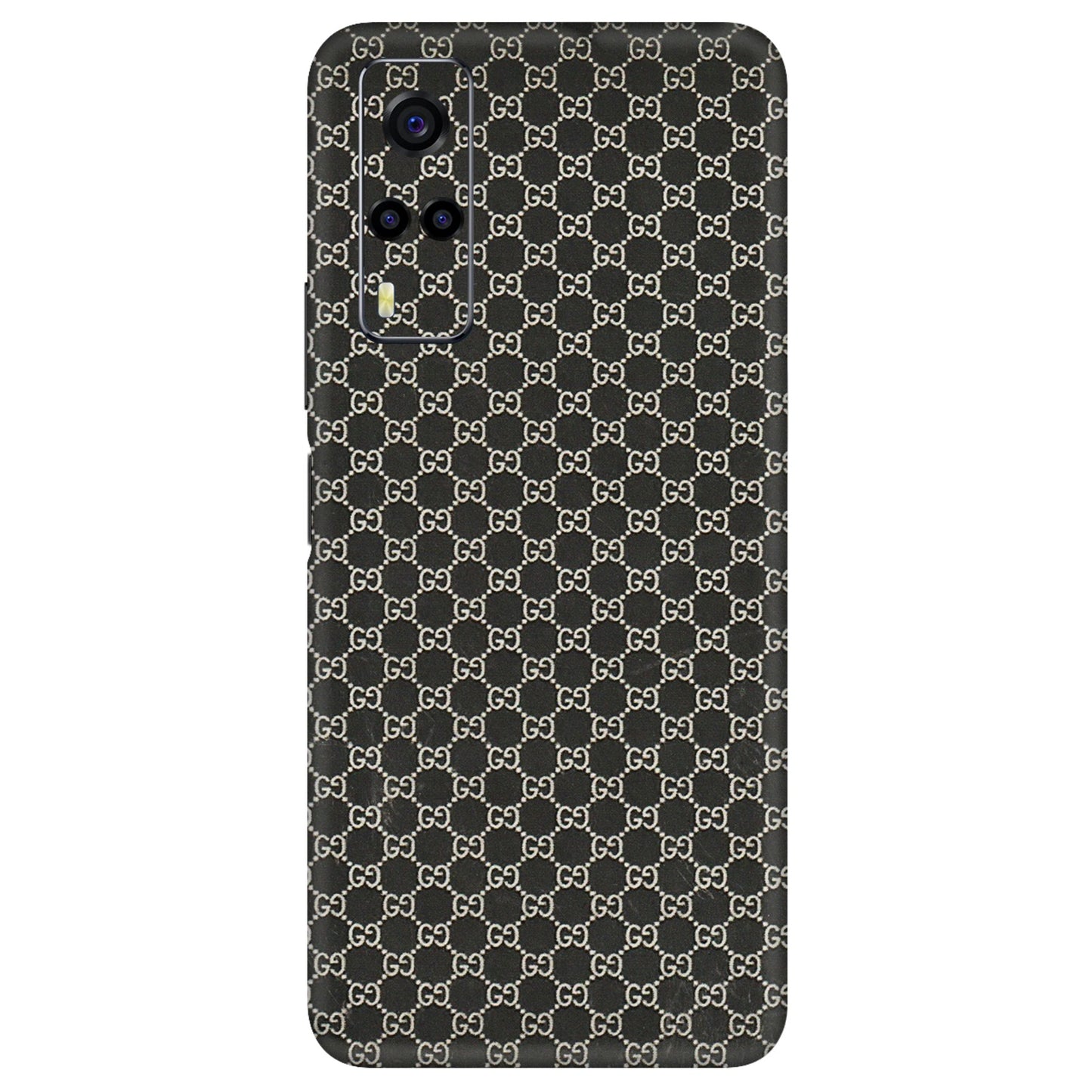 VIVO Y Series Phone Skins (All Models) - Black G Print - 3D Embossed Finish (L-109) Vivo Y53S