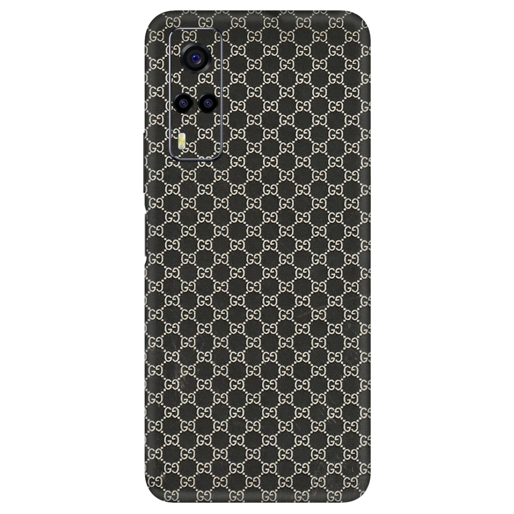 VIVO Y Series Phone Skins (All Models) - Black G Print - 3D Embossed Finish (L-109) Vivo Y53S