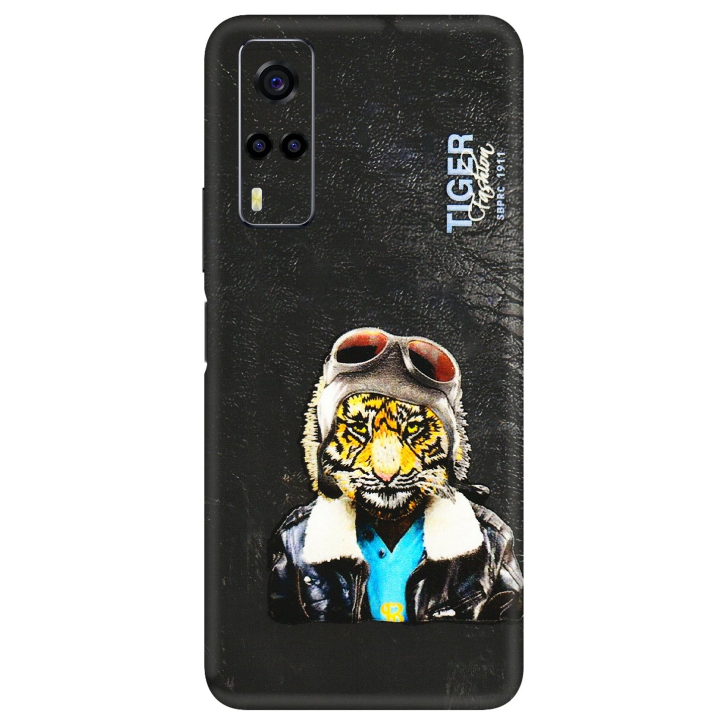 VIVO Y Series Phone Skins (All Models) - Rider Tiger - 3D Embossed Finish (L-113) Vivo Y53S
