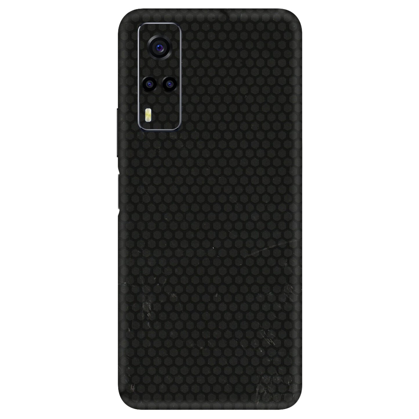 VIVO Y Series Phone Skins (All Models) - Black honeycomb - 3D Embossed Finish (L-114) Vivo Y53S