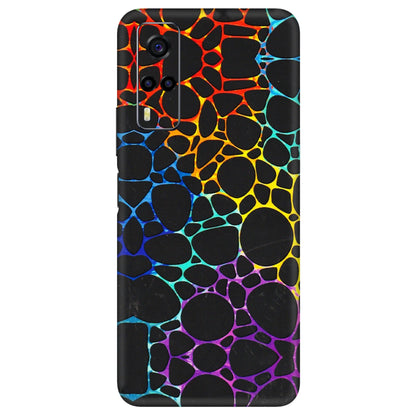VIVO Y Series Phone Skins (All Models) - Abstract Art MultiColour - 3D Embossed Finish (L-133) Vivo Y53S