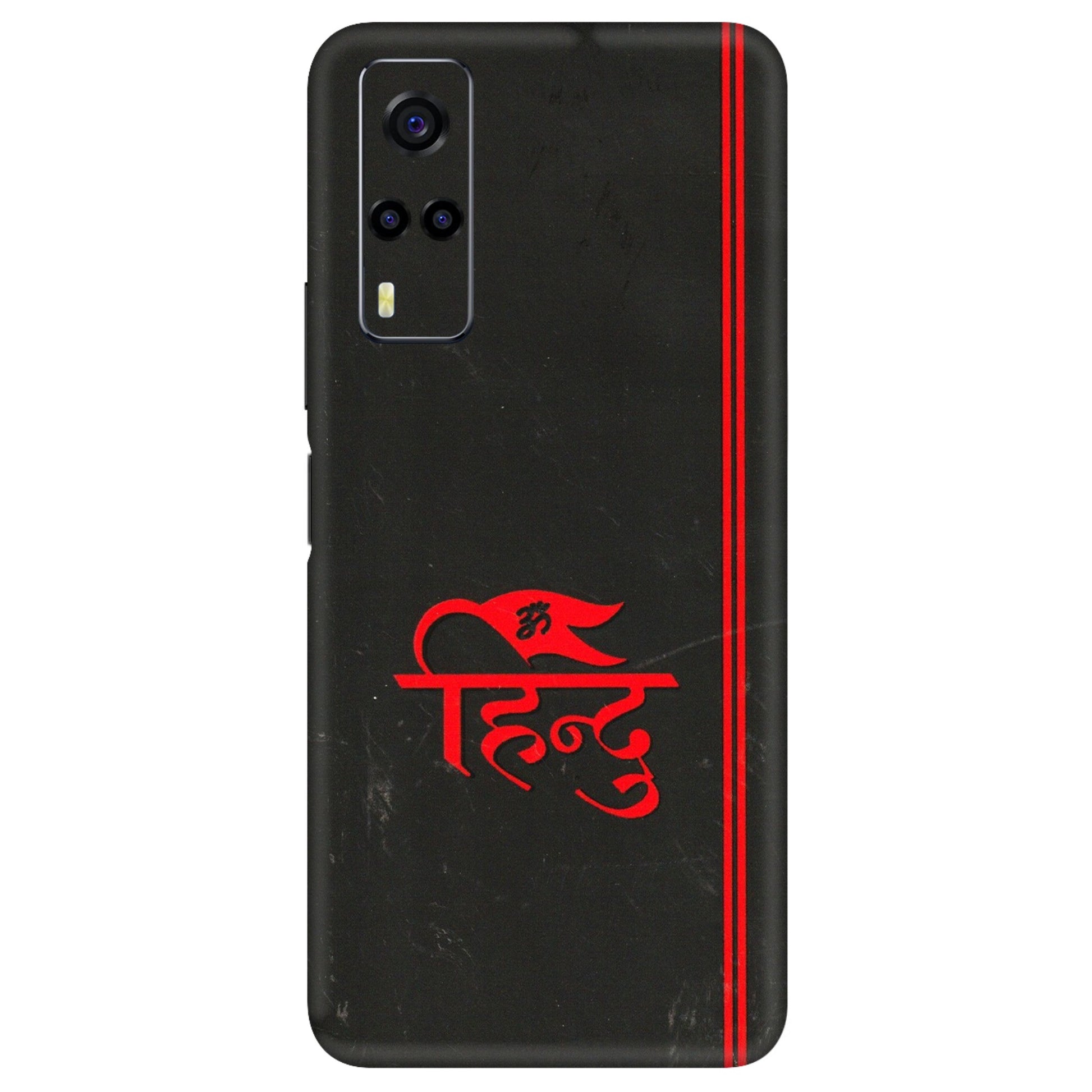 VIVO Y Series Phone Skins (All Models) - Hindu Black - 3D Embossed Finish (L-153) Vivo Y53S