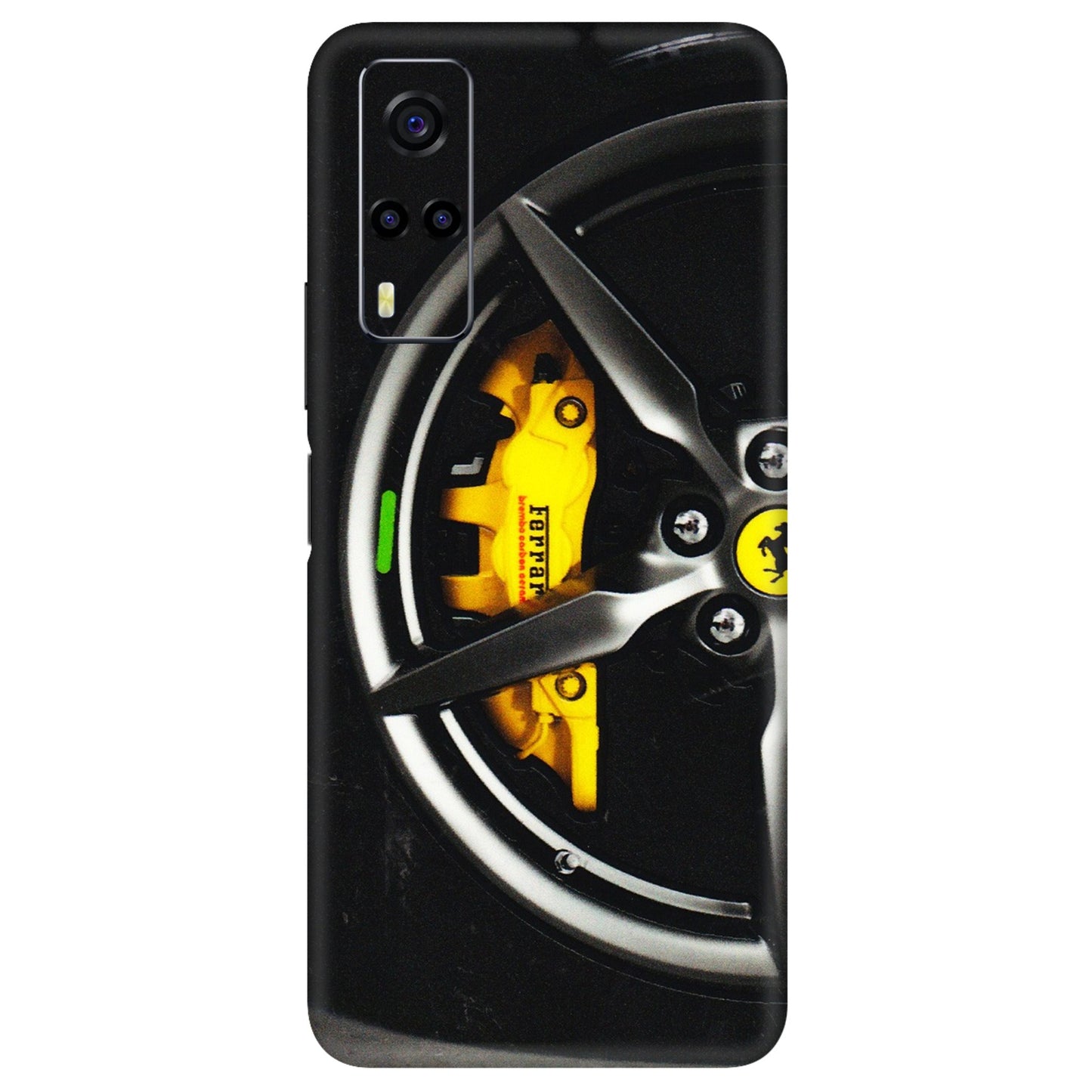 VIVO Y Series Phone Skins (All Models) - Ferrari Wheel Alloy - 3D Embossed Finish (L-173) Vivo Y53S