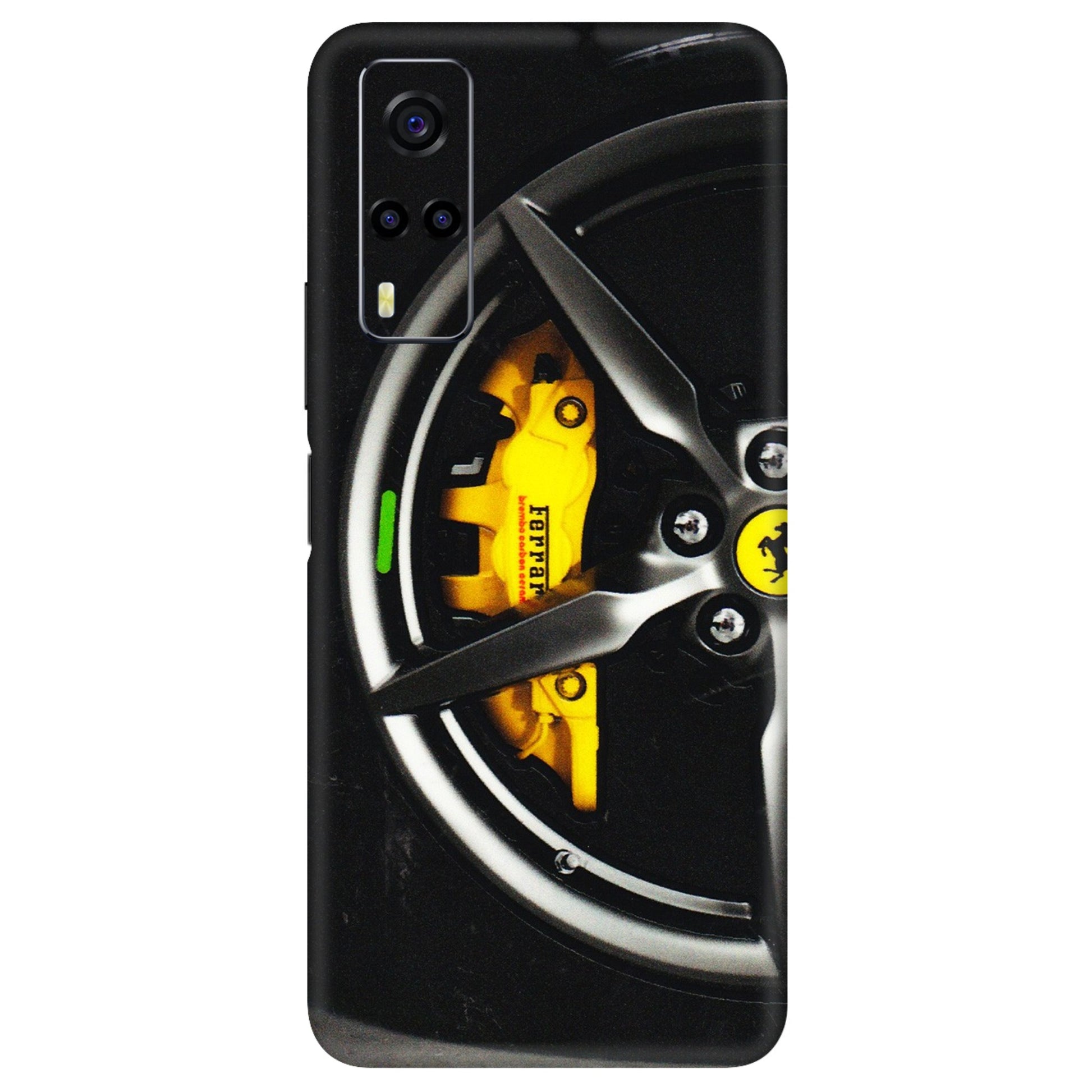 VIVO Y Series Phone Skins (All Models) - Ferrari Wheel Alloy - 3D Embossed Finish (L-173) Vivo Y53S