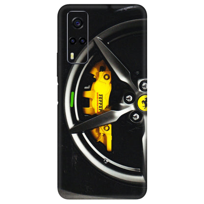 VIVO Y Series Phone Skins (All Models) - Ferrari Wheel Alloy - 3D Embossed Finish (L-173) Vivo Y53S