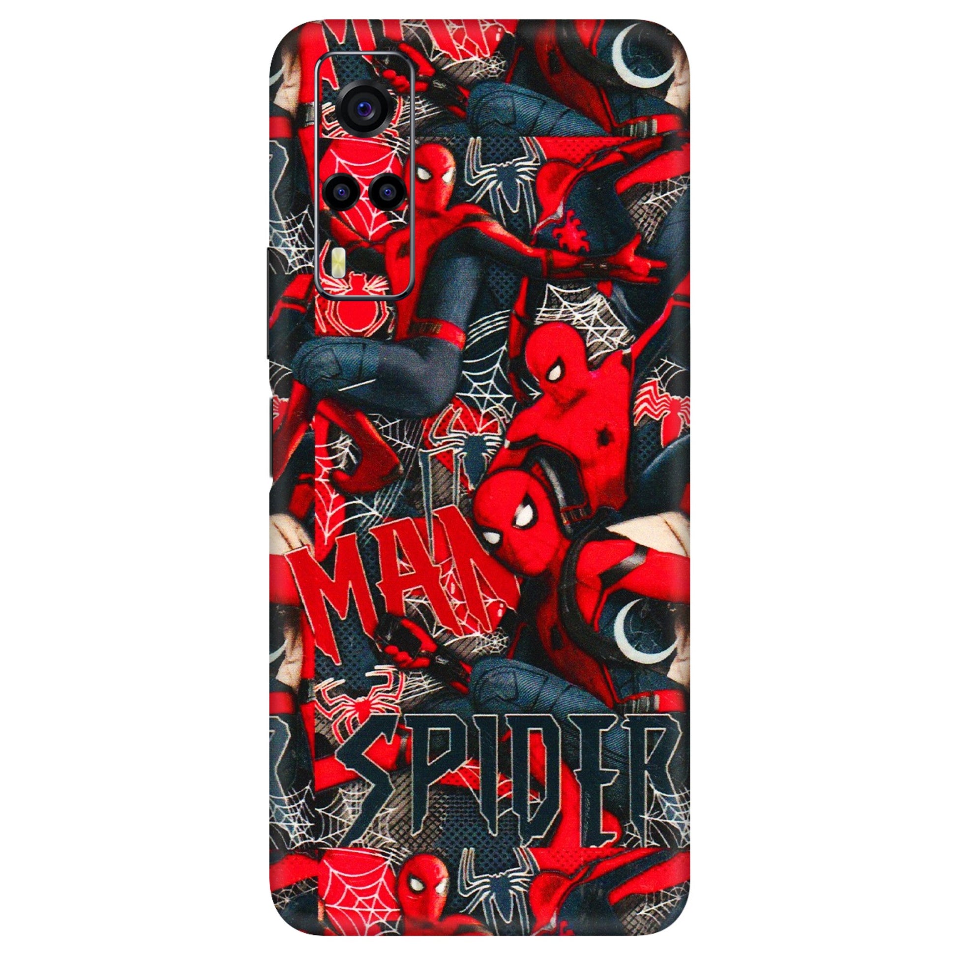 VIVO Y Series Phone Skins (All Models) - SpiderMan Cool - 3D Embossed Finish (L-188) Vivo Y53S