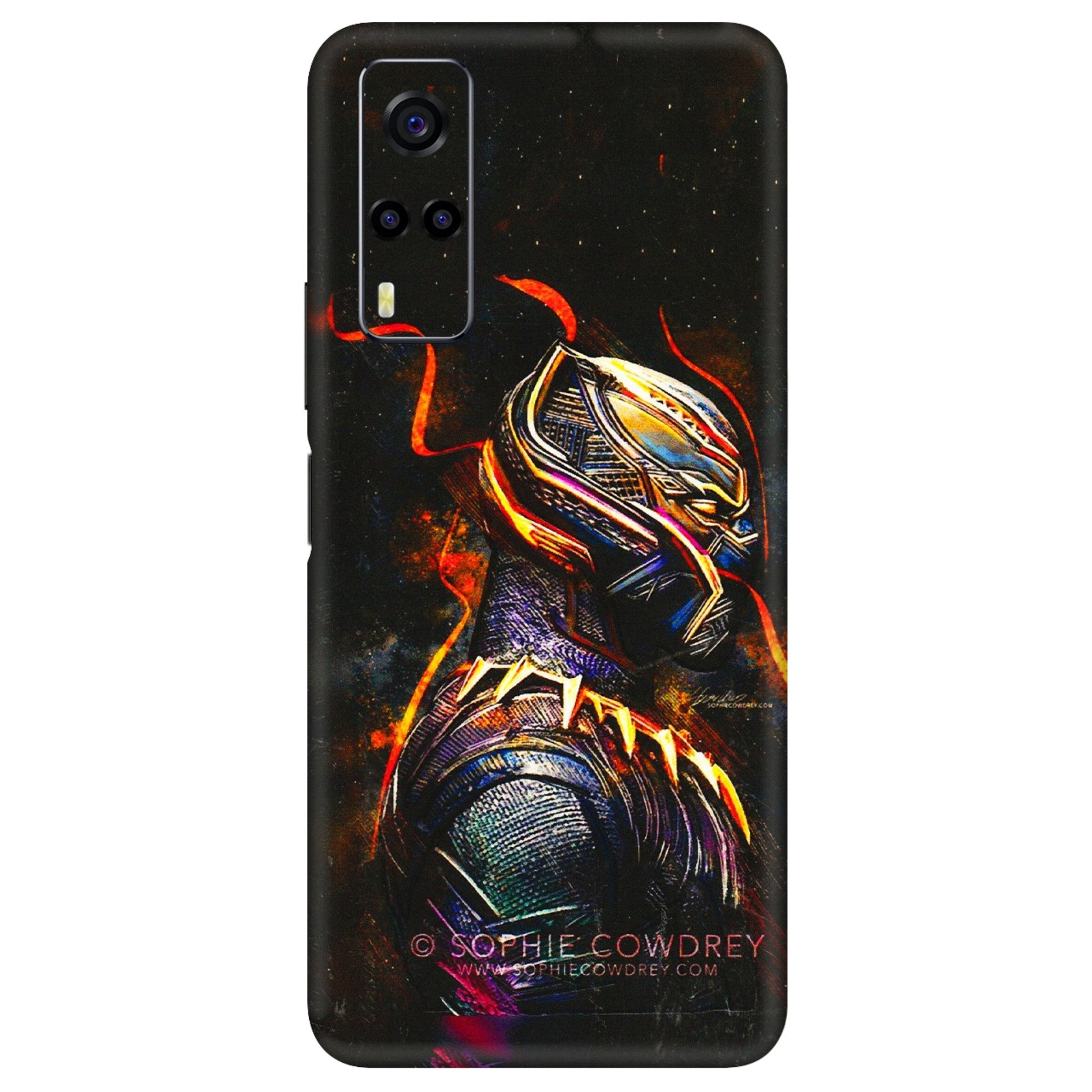 VIVO Y Series Phone Skins (All Models) - Black Panther - 3D Embossed Finish (L-190) Vivo Y53S