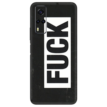 VIVO Y Series Phone Skins (All Models) - The F Word - 3D Embossed Finish (L-255) Vivo Y53S