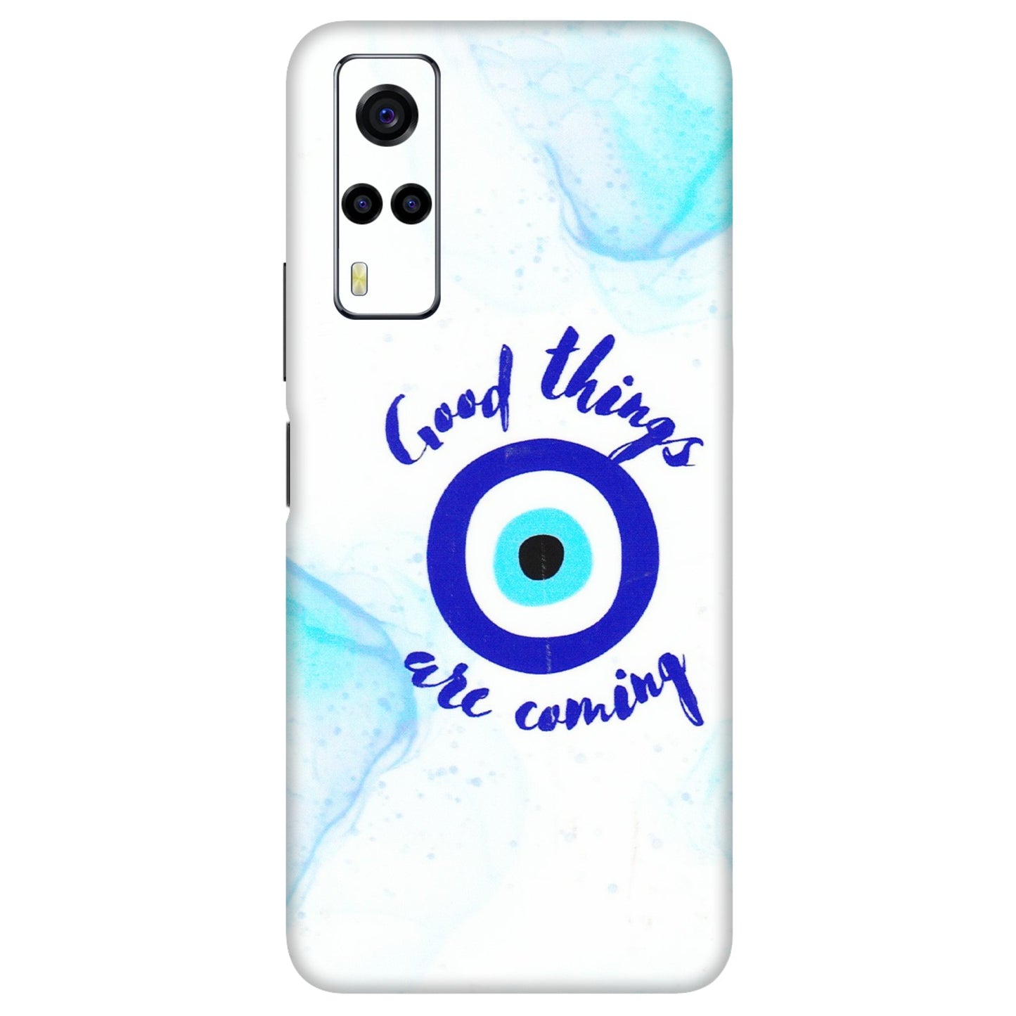 VIVO Y Series Phone Skins (All Models) - Evil Eye Good Things Are Coming - 3D Embossed Finish (L-322) Vivo Y53S