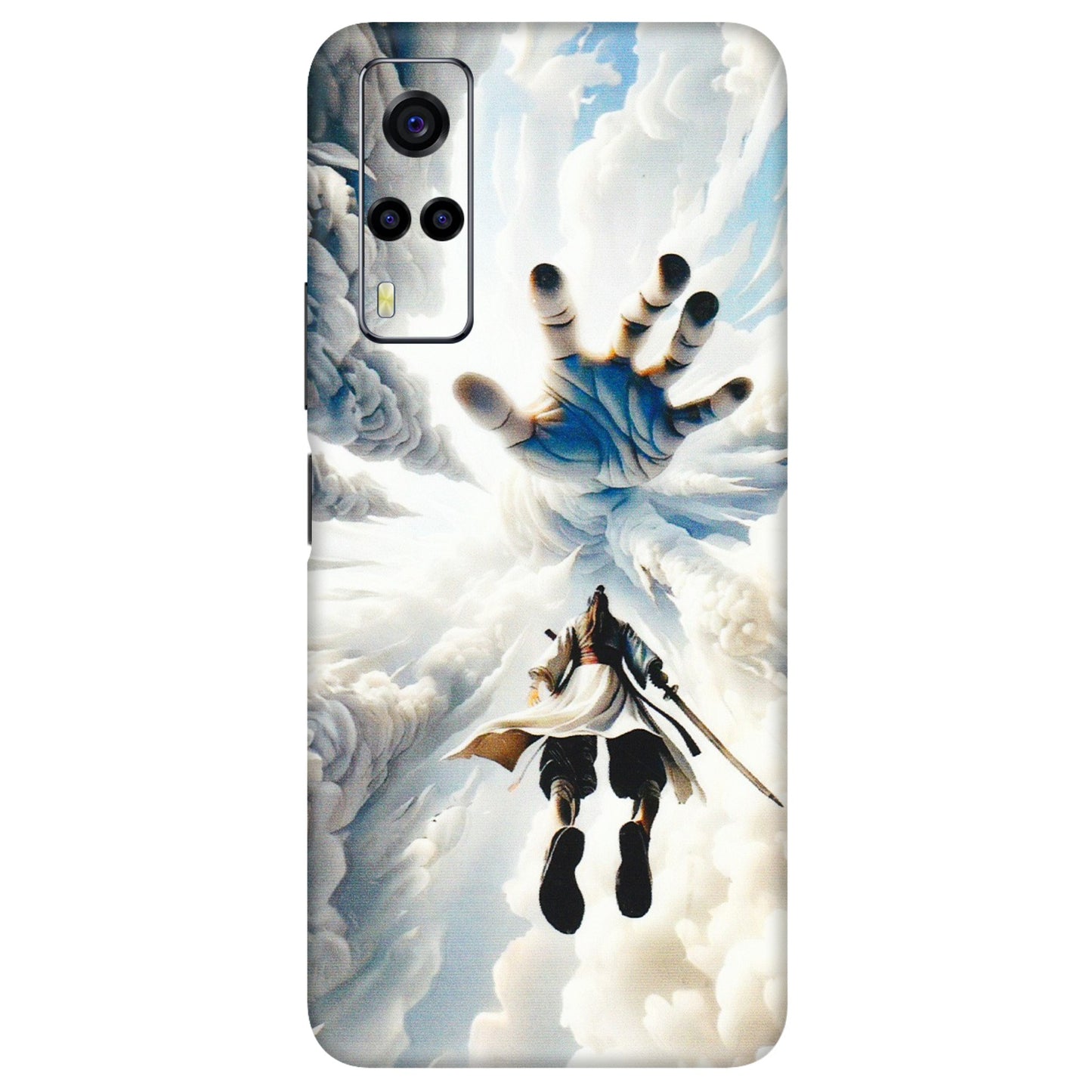 VIVO Y Series Phone Skins (All Models) - Big Hand With Monkey King - 3D Embossed Finish (L-323) Vivo Y53S