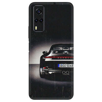 VIVO Y Series Phone Skins (All Models) - New Black Porsche GT3 - 3D Embossed Finish (L-327) Vivo Y53S