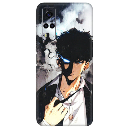 VIVO Y Series Phone Skins (All Models) - Sung Jinwoo Manhwa Anime - 3D Embossed Finish (L-328) Vivo Y53S