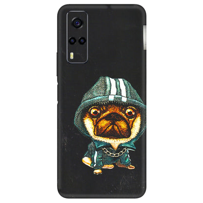 VIVO Y Series Phone Skins (All Models) - Puppy N Hoodie - 3D Embossed Finish (L-90) Vivo Y53S