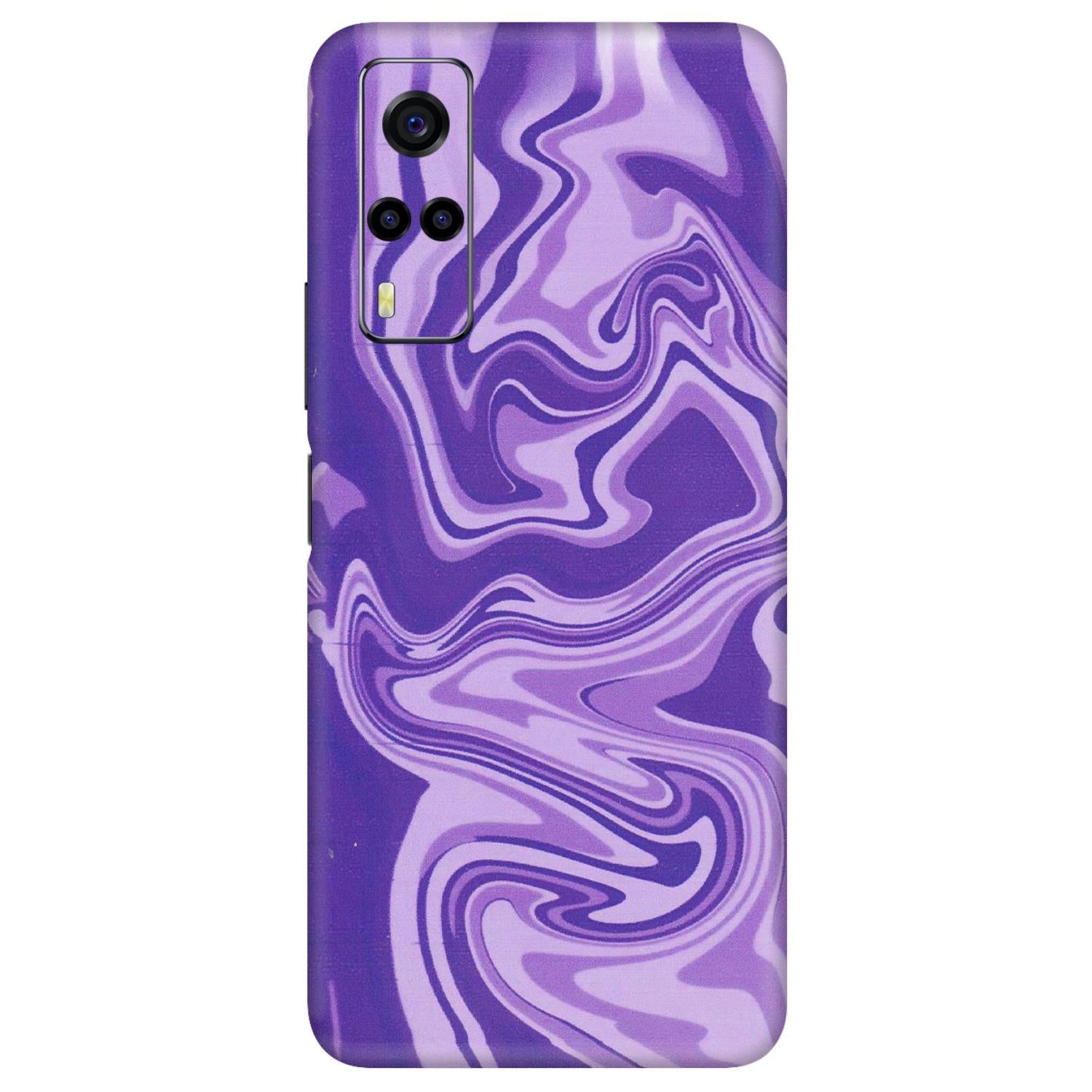 VIVO Y Series Phone Skins (All Models) - Hazy Purple Nights - Matte Finish (M-14) Vivo Y53S
