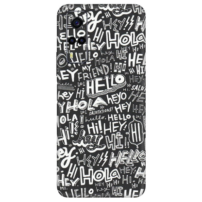 VIVO Y Series Phone Skins (All Models) - Hi Hello Doodles - Matte Finish (M-25) Vivo Y53S