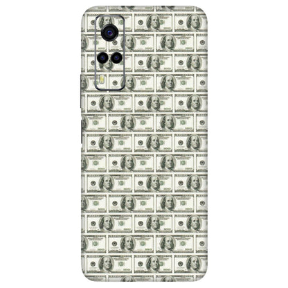 VIVO Y Series Phone Skins (All Models) - I Love Dollars - Matte Finish (M-40) Vivo Y53S