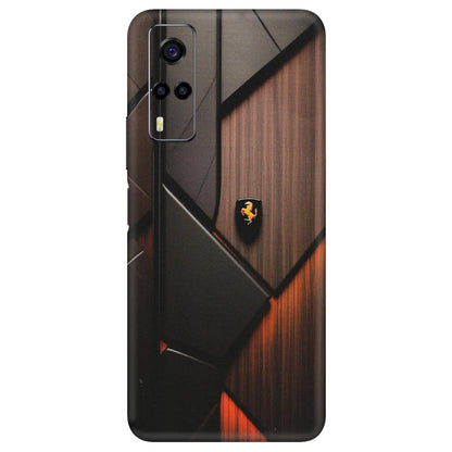 VIVO Y Series Phone Skins (All Models) - Lambo Beauty Wood Pattern Sober - Matte Finish (M-51) Vivo Y53S