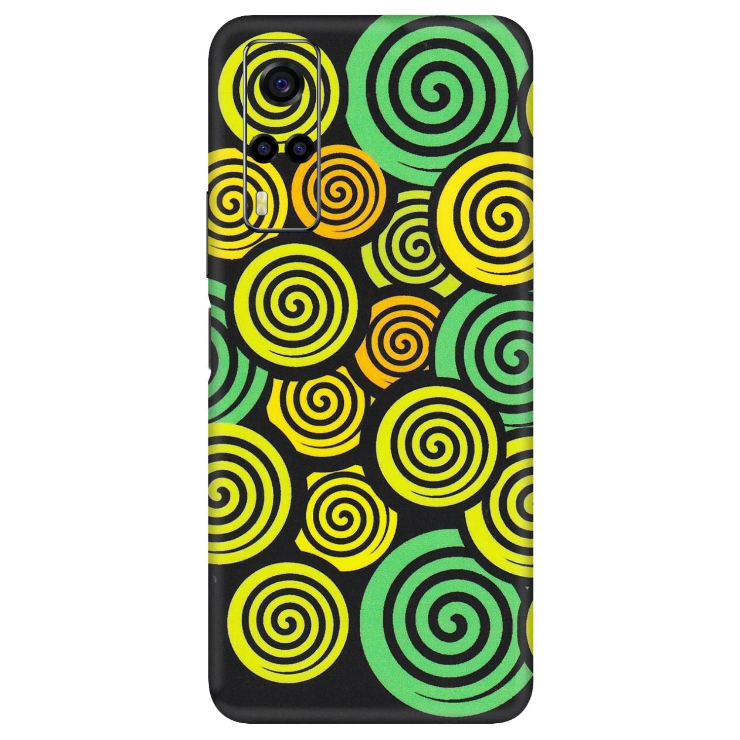 VIVO Y Series Phone Skins (All Models) - Crazy Spiral - Matte Finish (M-91) Vivo Y53S