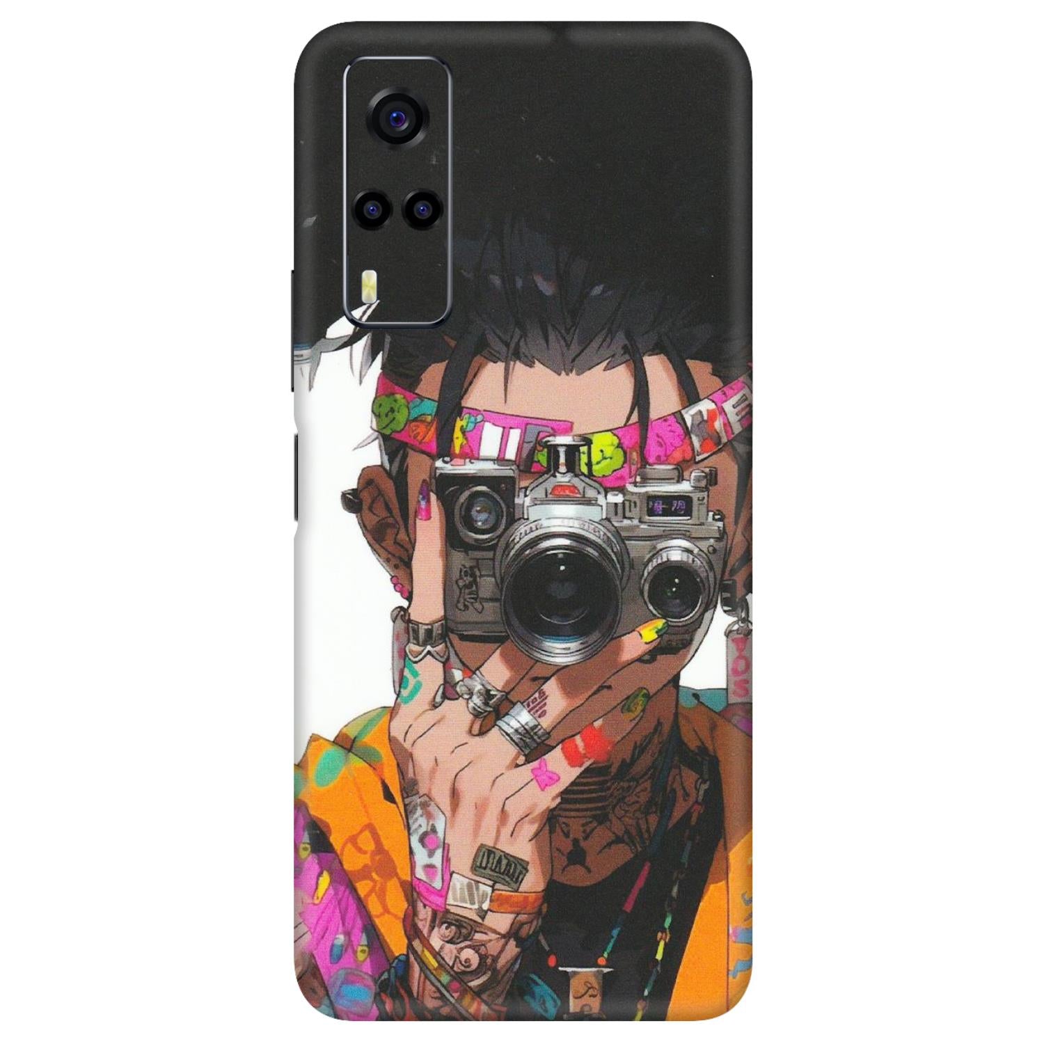 VIVO Y Series Phone Skins (All Models) - Camera Lover Girl - Matte Finish (M-09) Vivo Y53S