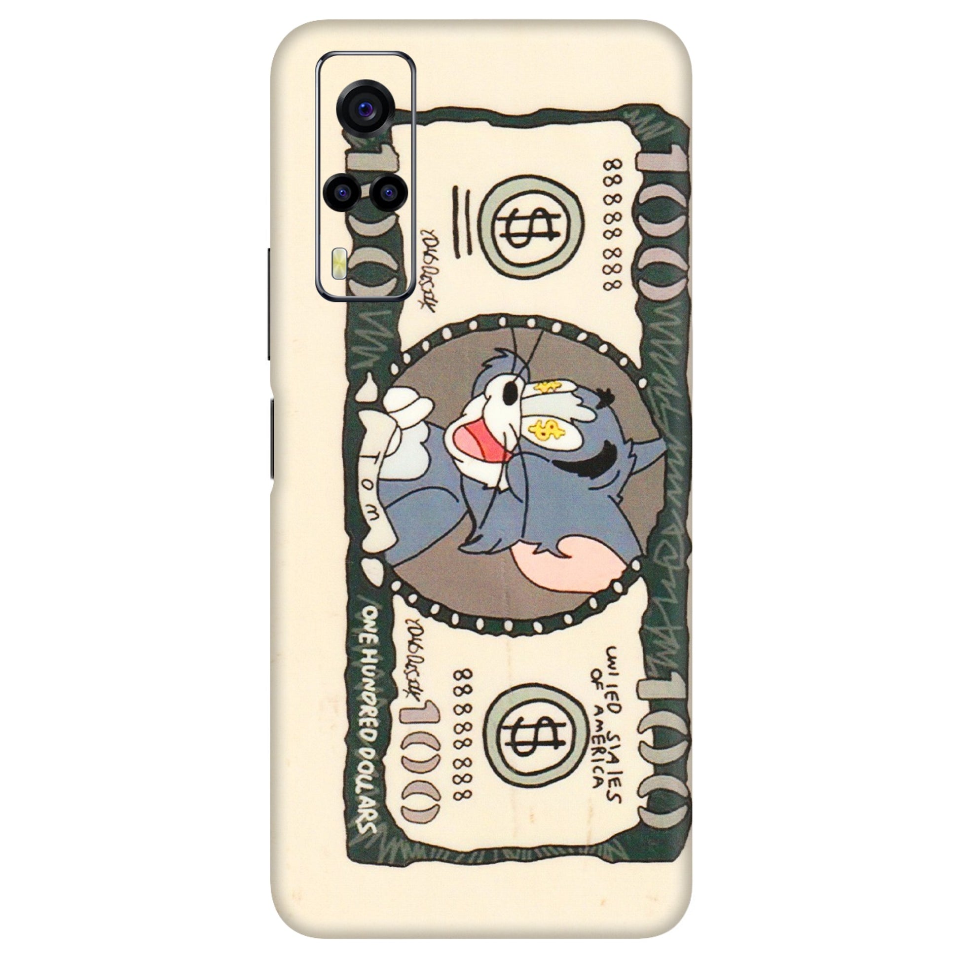 VIVO Y Series Phone Skins (All Models) - One Hundred Dollar Tom - Transparent Finish (T-16) Vivo Y53S