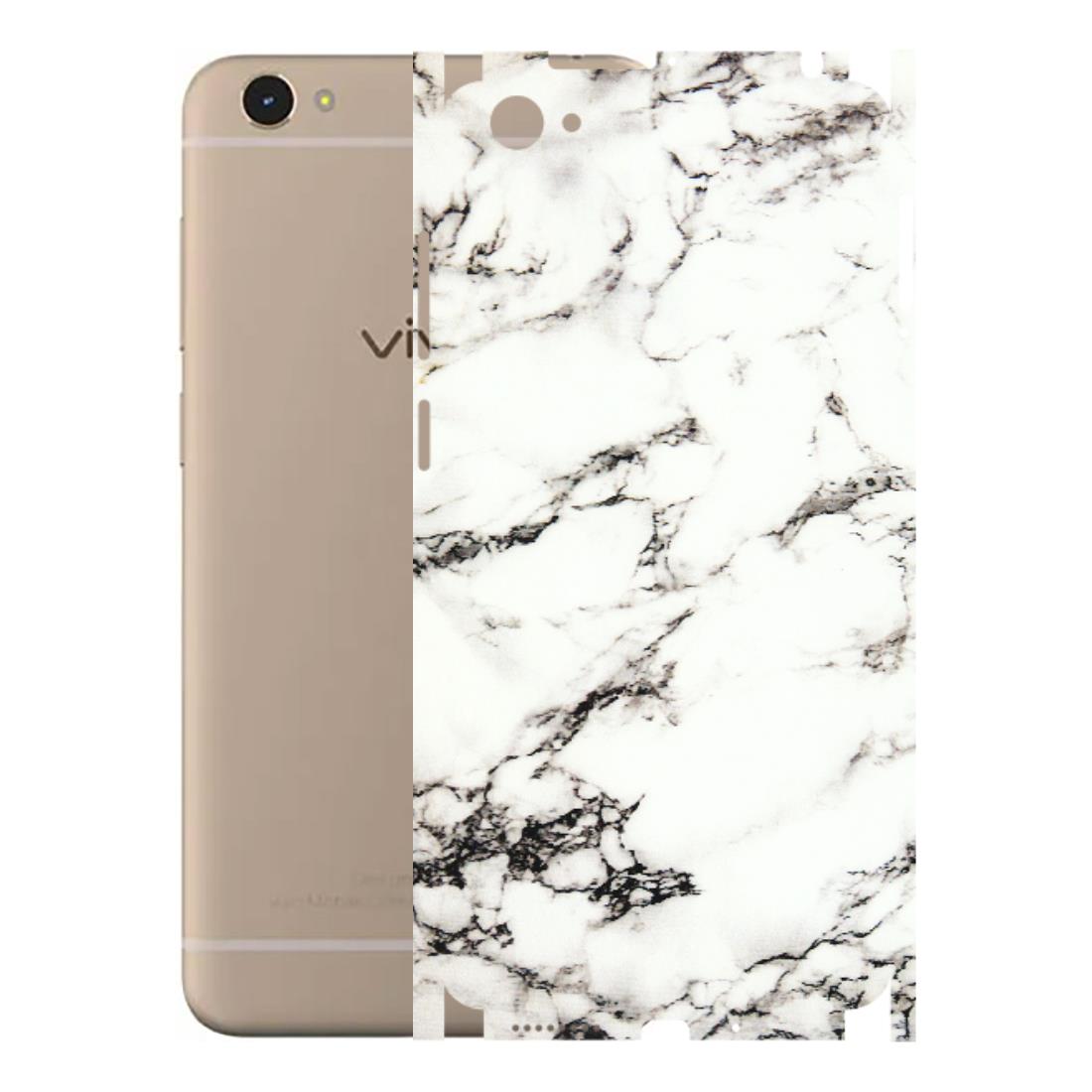 VIVO Y Series Phone Skins (All Models) - Black and White Marble Texture - 3D Embossed Finish (L-124) Vivo Y55L
