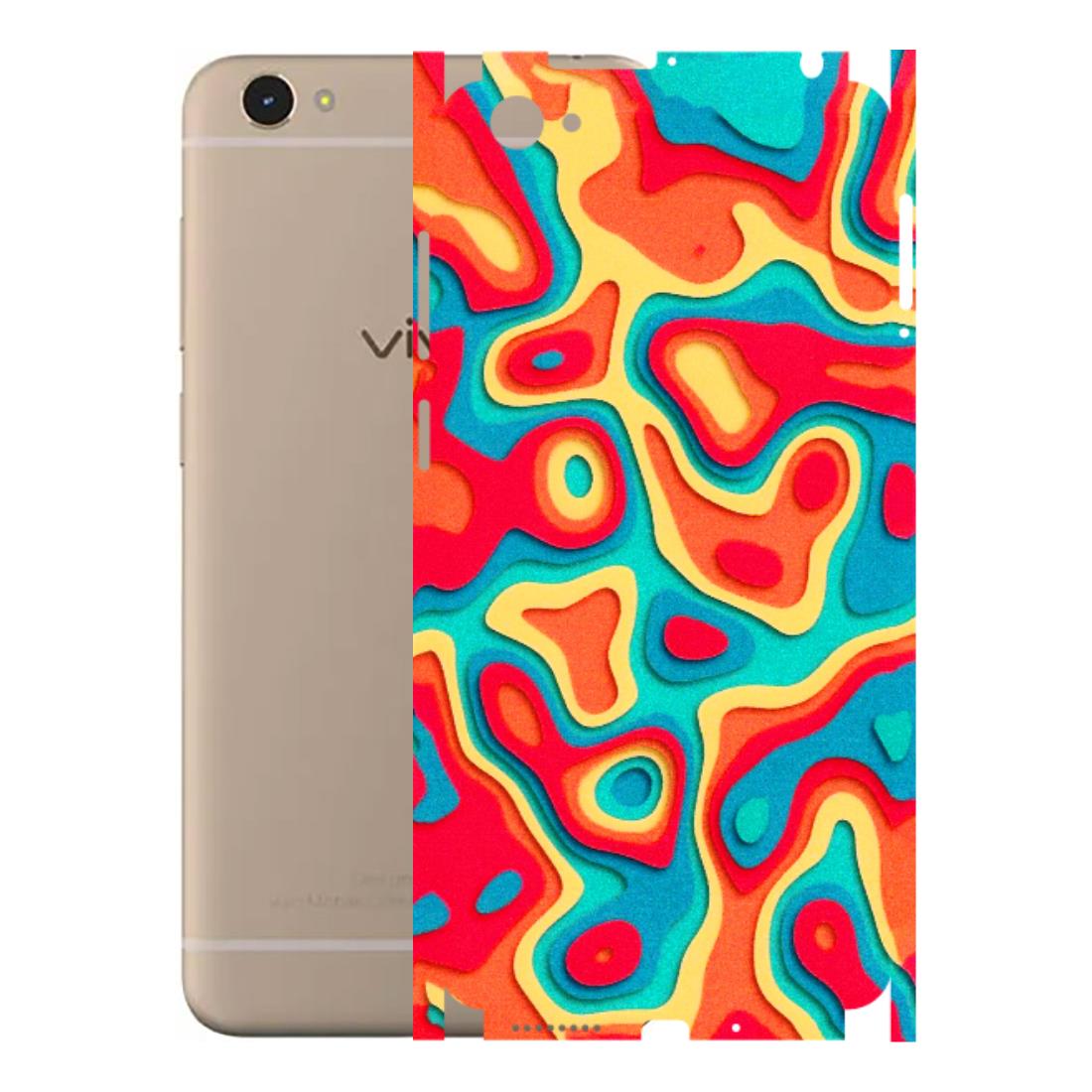 VIVO Y Series Phone Skins (All Models) - Abstract Swirl - 3D Embossed Finish (L-150) Vivo Y55L