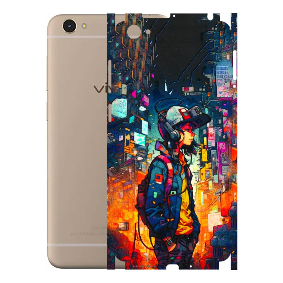 VIVO Y Series Phone Skins (All Models) - Street Anime Guy - 3D Embossed Finish (L-158) Vivo Y55L