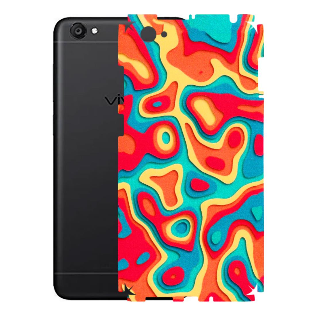 VIVO Y Series Phone Skins (All Models) - Abstract Swirl - 3D Embossed Finish (L-150) Vivo Y55S