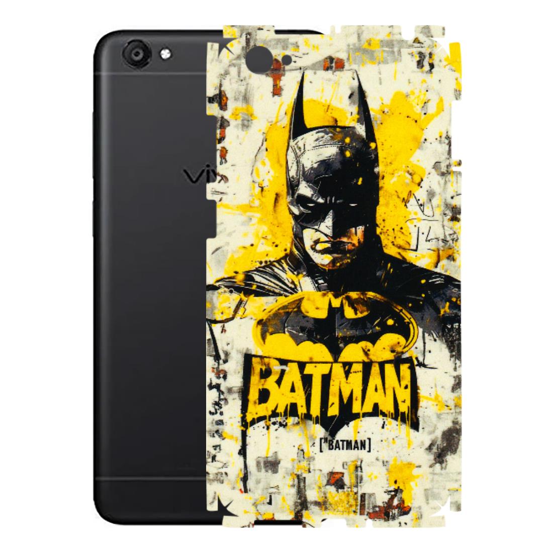 VIVO Y Series Phone Skins (All Models) - Batman Yellow BT - 3D Embossed Finish (L-304) Vivo Y55S
