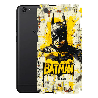 VIVO Y Series Phone Skins (All Models) - Batman Yellow BT - 3D Embossed Finish (L-304) Vivo Y55S