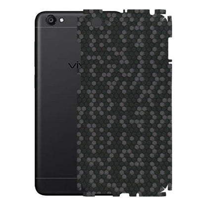 VIVO Y Series Phone Skins (All Models) - Black Grey Honeycomb Sober - 3D Embossed Finish (L-85) Vivo Y55S