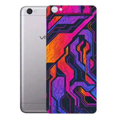 VIVO Y Series Phone Skins (All Models) - Tech Circuits Futuristic - 3D Embossed Finish (L-07) Vivo Y55