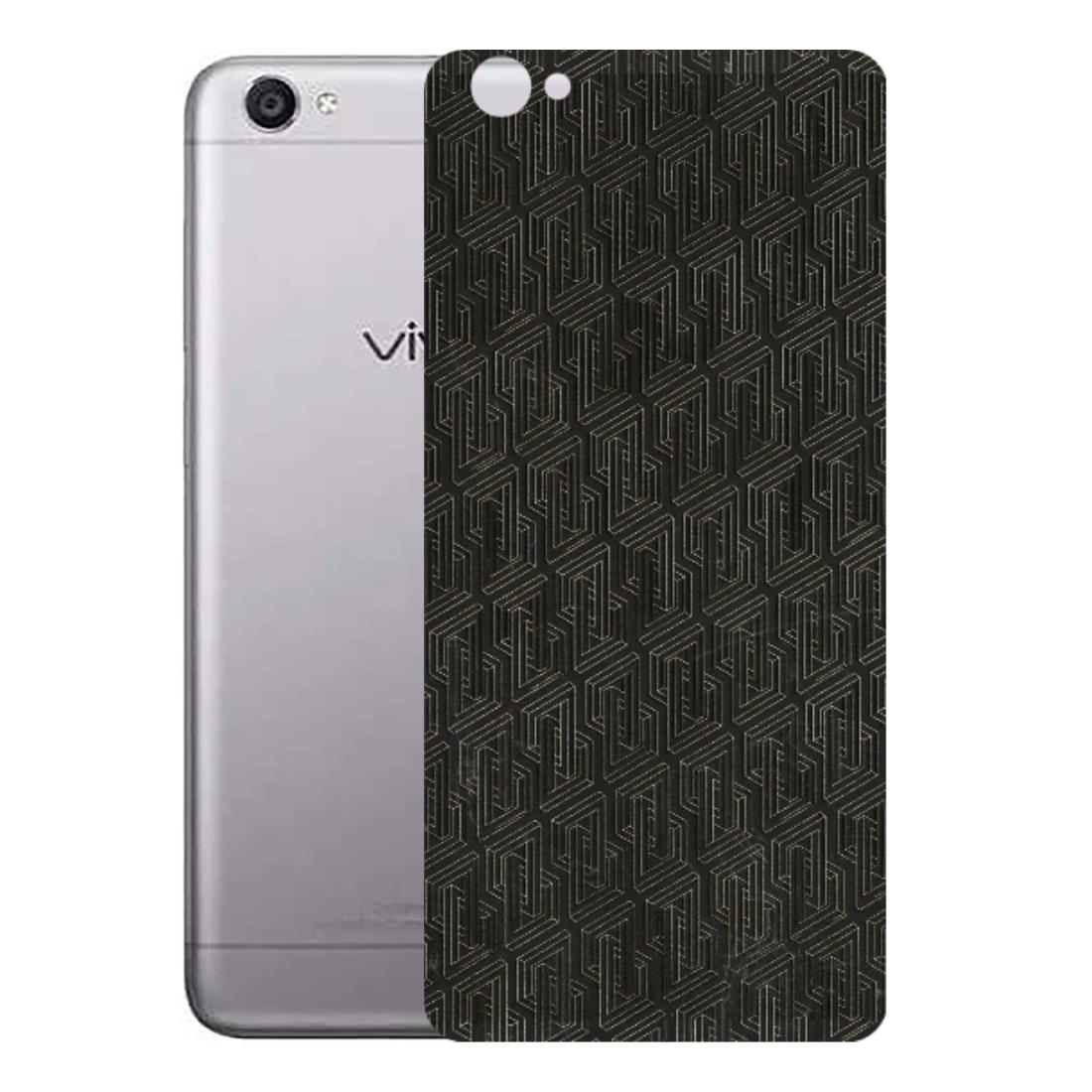 VIVO Y Series Phone Skins (All Models) - Black Abstract Pattern - 3D Embossed Finish (L-117) Vivo Y55
