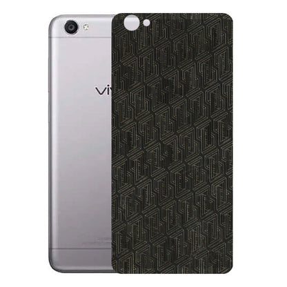 VIVO Y Series Phone Skins (All Models) - Black Abstract Pattern - 3D Embossed Finish (L-117) Vivo Y55