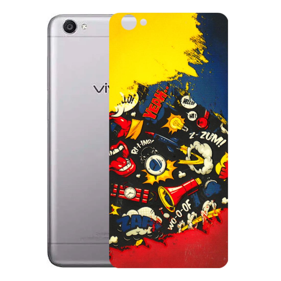 VIVO Y Series Phone Skins (All Models) - Pacific Doodle Art - 3D Embossed Finish (L-120) Vivo Y55