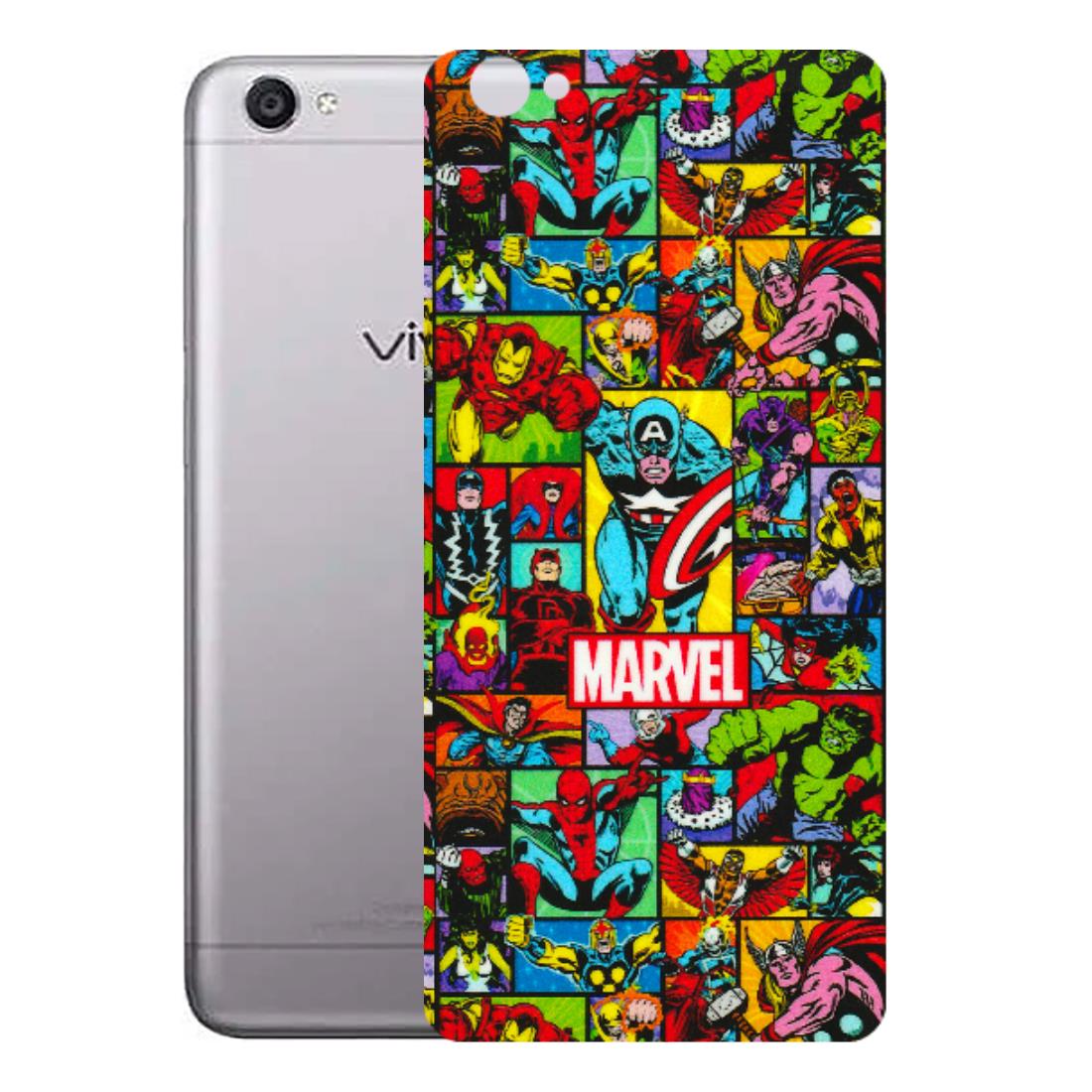 VIVO Y Series Phone Skins (All Models) - MARVELOUS Comic Characters - 3D Embossed Finish (L-129) Vivo Y55
